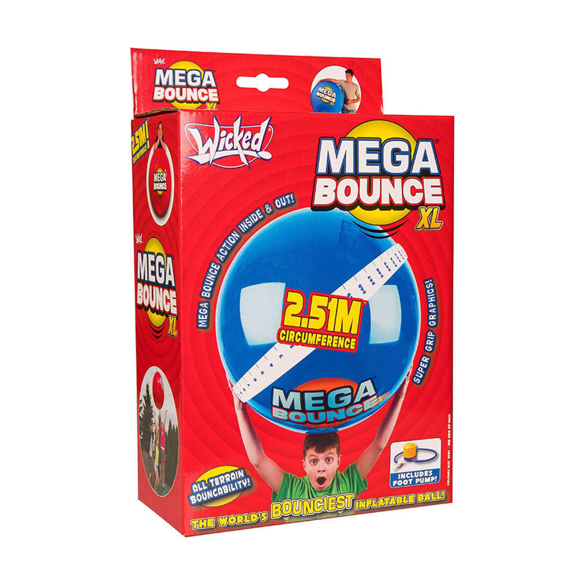 einde Aan het liegen Duidelijk maken Wicked Mega Bounce bal XL | wehkamp