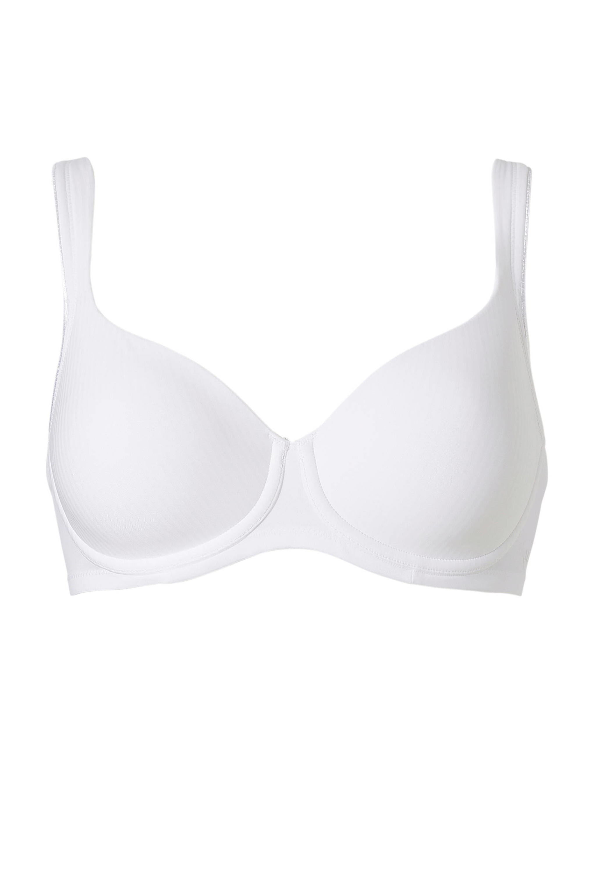 Triumph voorgevormde beugelbh Modern Soft+Cotton wit | wehkamp