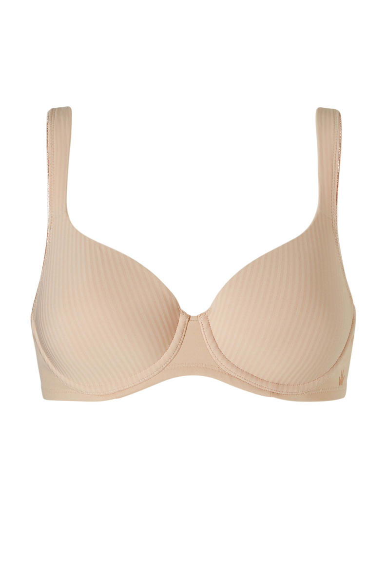 Triumph voorgevormde beugelbh Modern Soft+Cotton beige | wehkamp