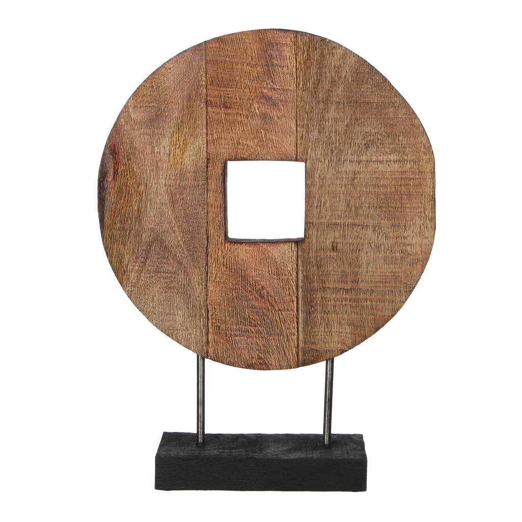 Casa Vivante ornament, Bruin/zwart