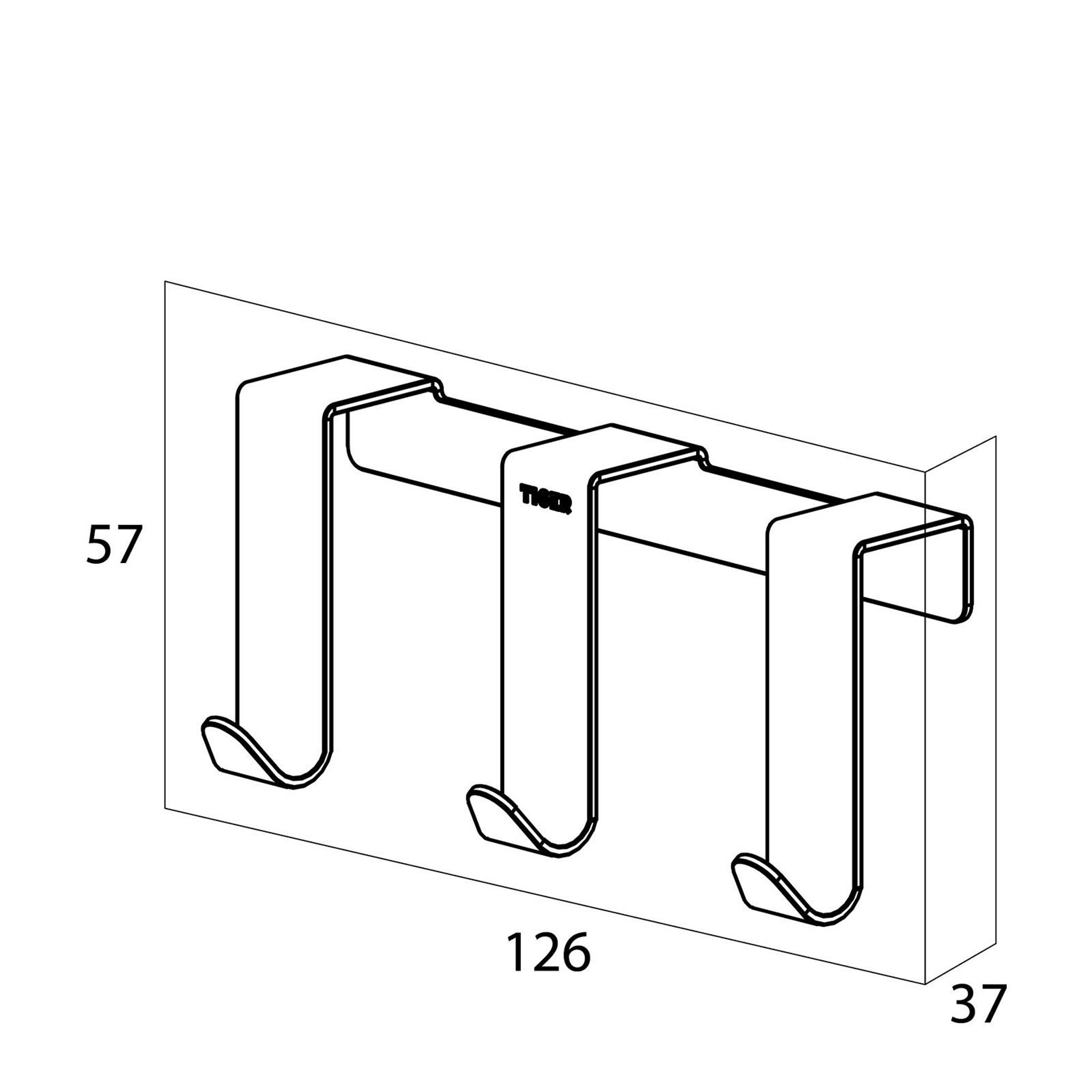 Tiger douchecabine haak Rack Basic - Afbeelding 4