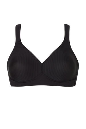 niet-voorgevormde bh zonder beugel Modern Soft+Cotton zwart