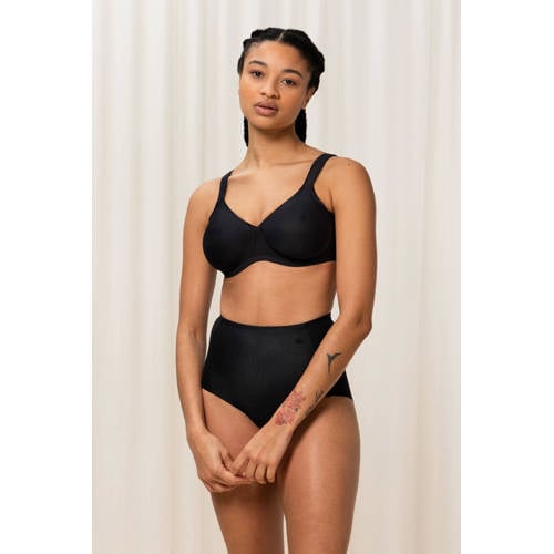Triumph niet-voorgevormde beugelbh Modern Soft+Cotton zwart afbeelding