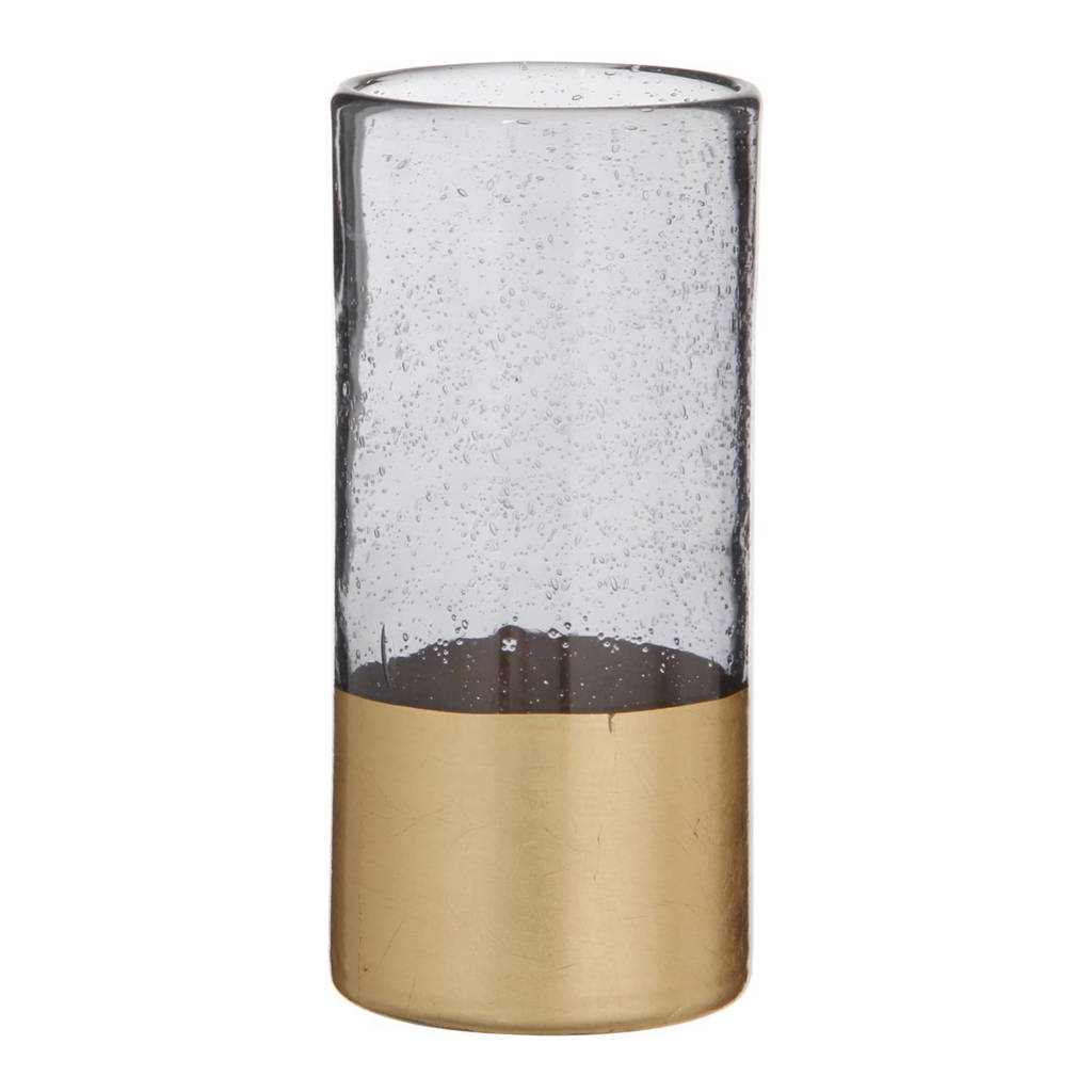 Casa Vivante vaas Sage, Goud/grijs