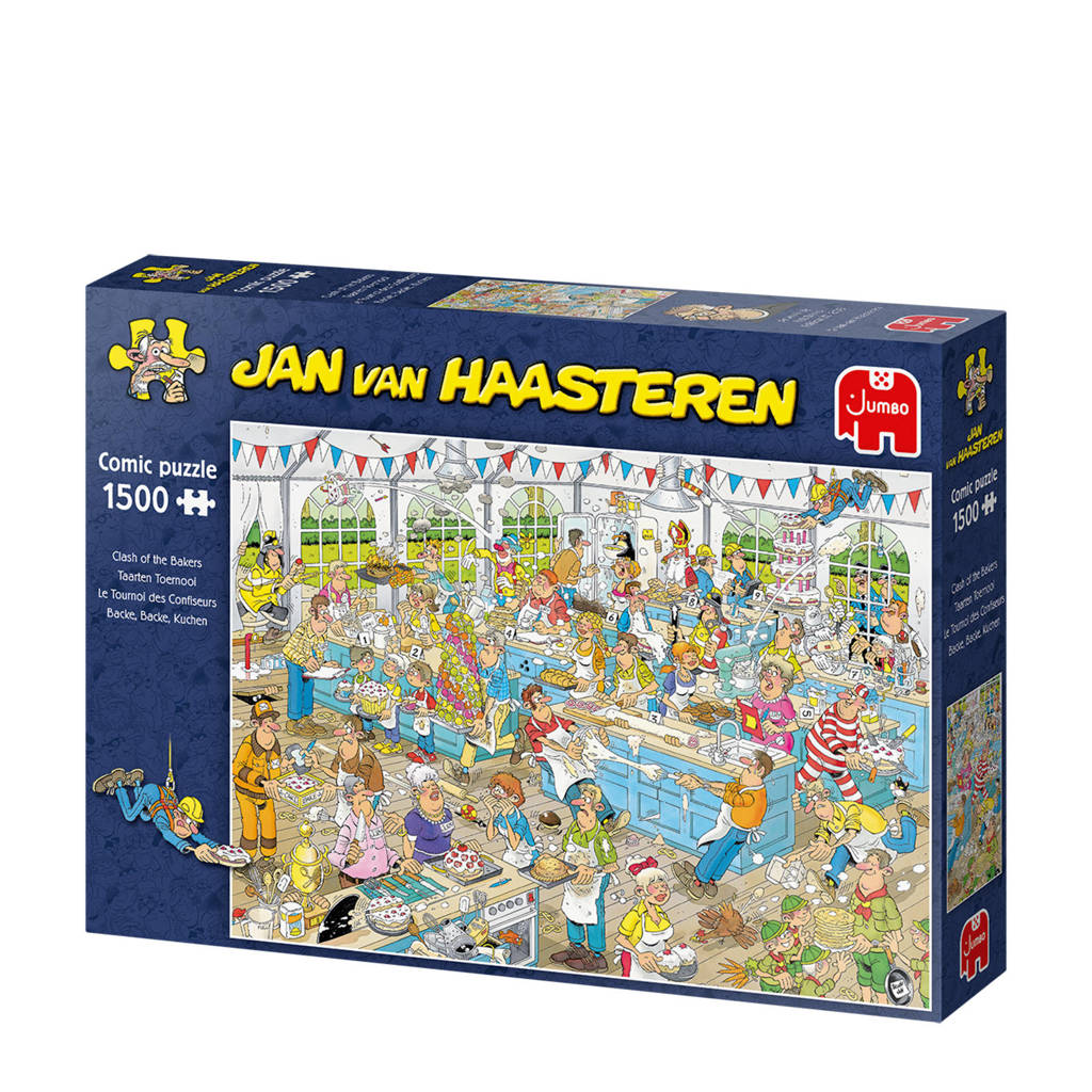 Voorkeur achtergrond zuigen Jan van Haasteren taarten toernooi legpuzzel 1500 stukjes | wehkamp