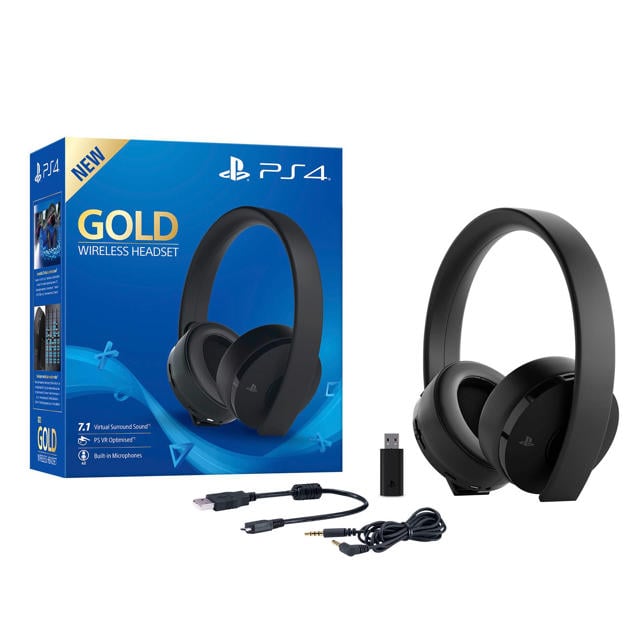 Spelen met Vulgariteit Volwassenheid PlayStation 4 Sony PlayStation 4 Gold draadloze gaming headset zwart |  wehkamp