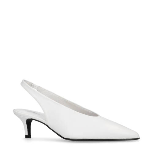 Sacha Slingback Leren Pumps Wit sacha kopen in de aanbieding Sacha Slingback Leren Pumps Wit sacha kopen in de aanbieding
