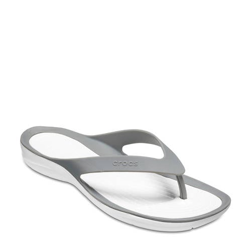 Crocs Swiftwater Teenslippers Grijs crocs kopen in de aanbieding