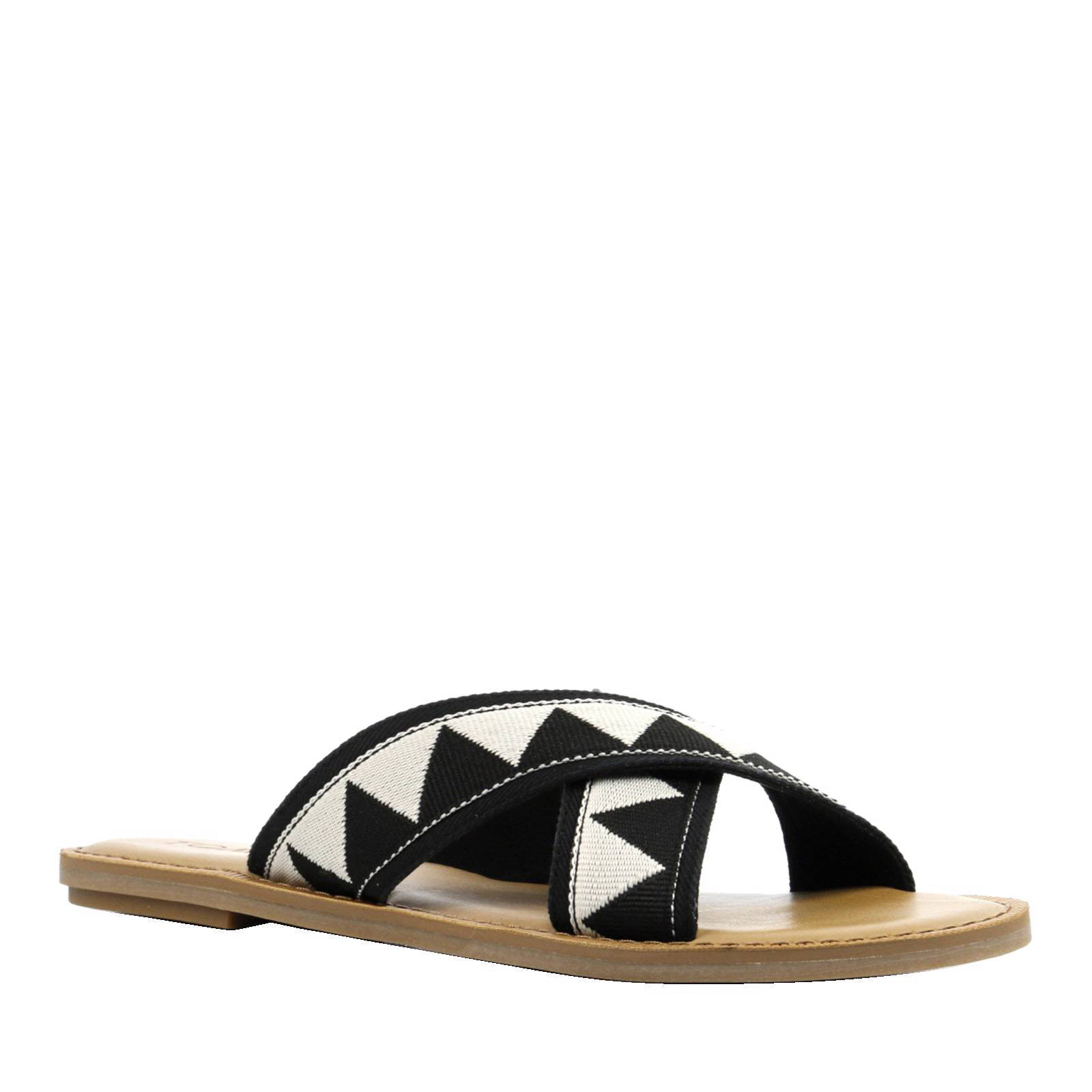 zwarte badslippers dames