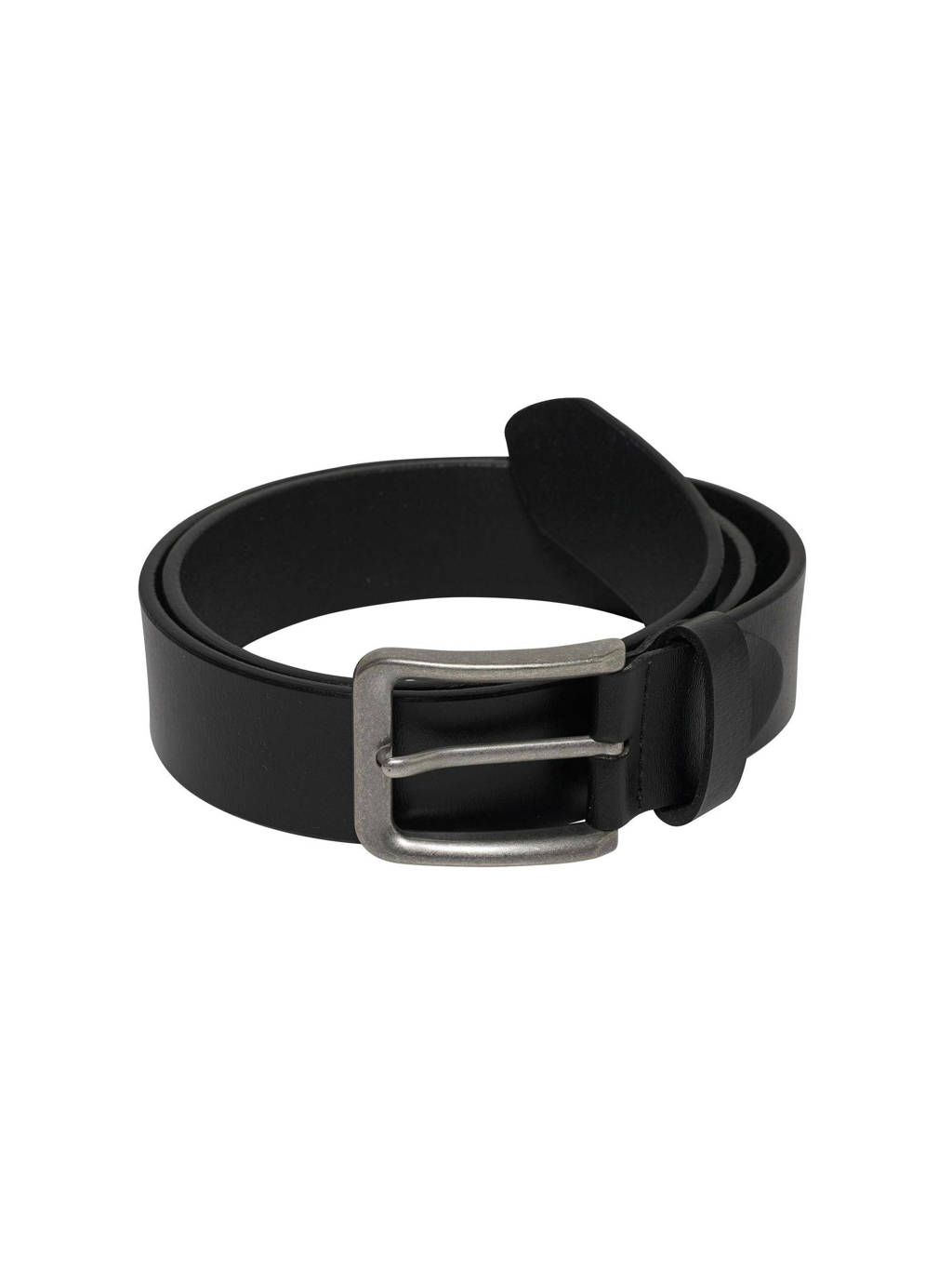 Only & Sons leren riem, Zwart