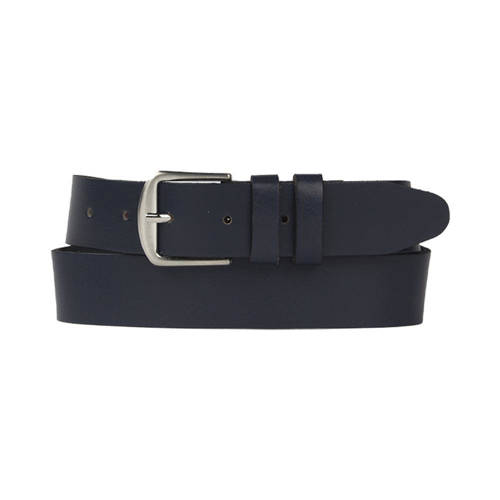Petrol Industries leren riem donkerblauw afbeelding