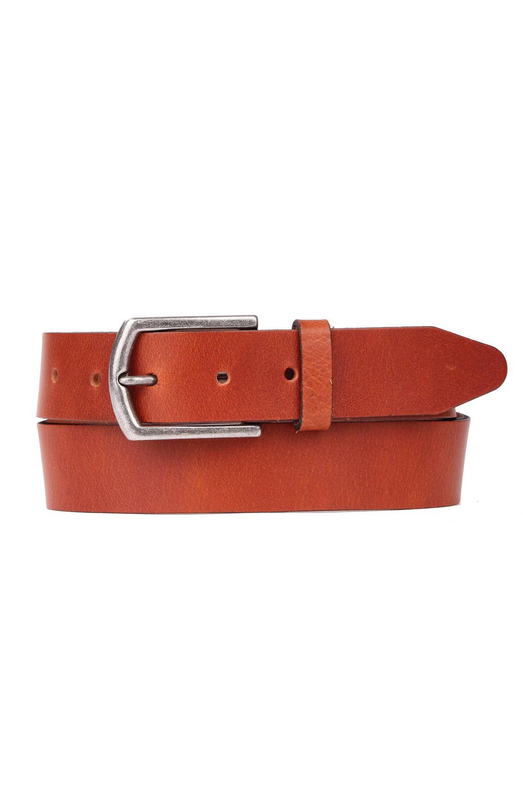Petrol Industries leren riem, Cognac