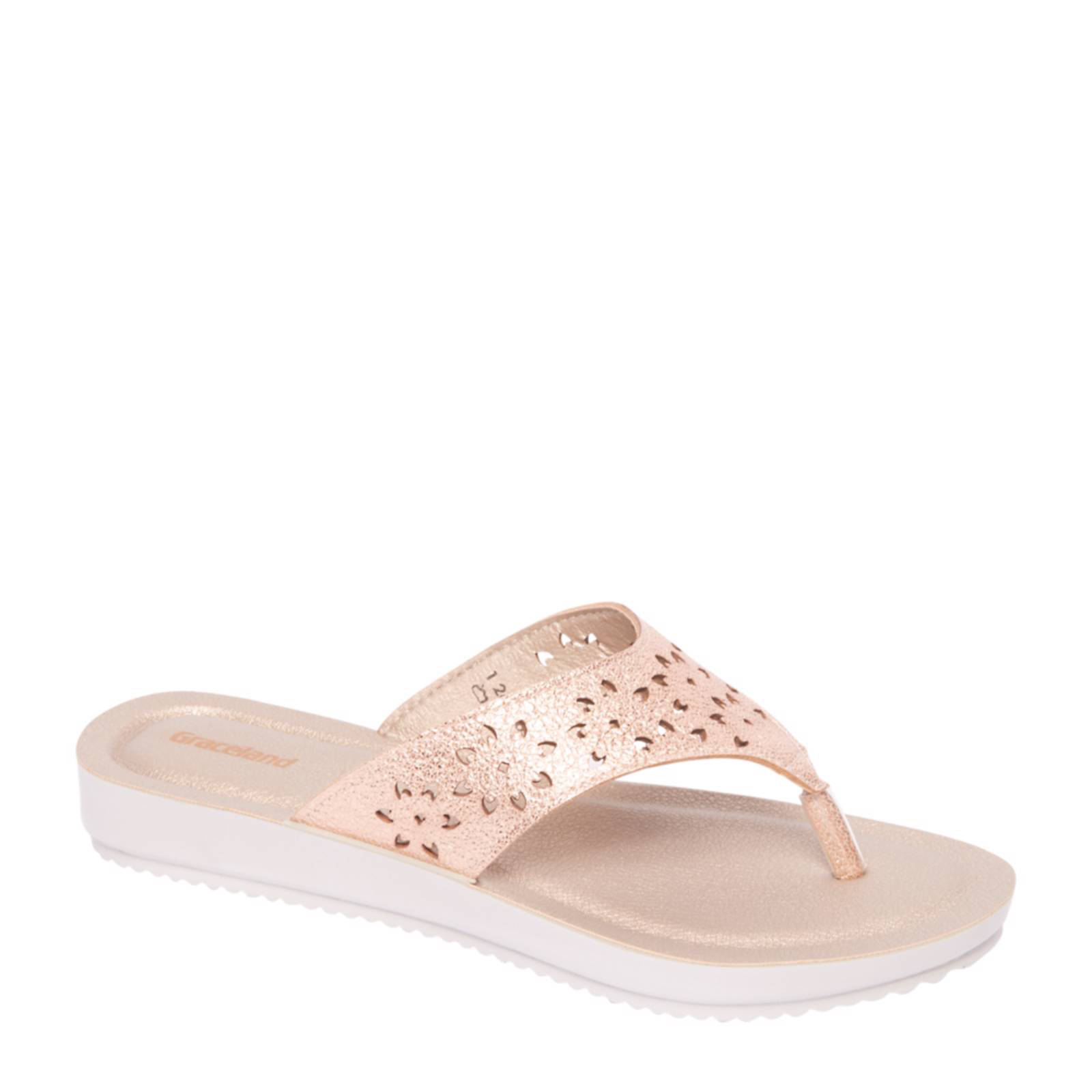 vanHaren Graceland metallic teenslippers | wehkamp