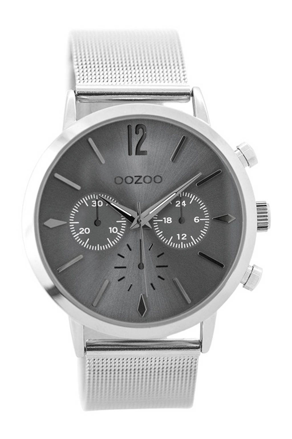 OOZOO horloge C9465, Zilverkleurig