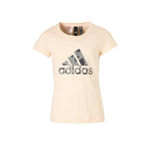 Adidas Performance Sport T Shirt Zalm adidas kopen in de aanbieding