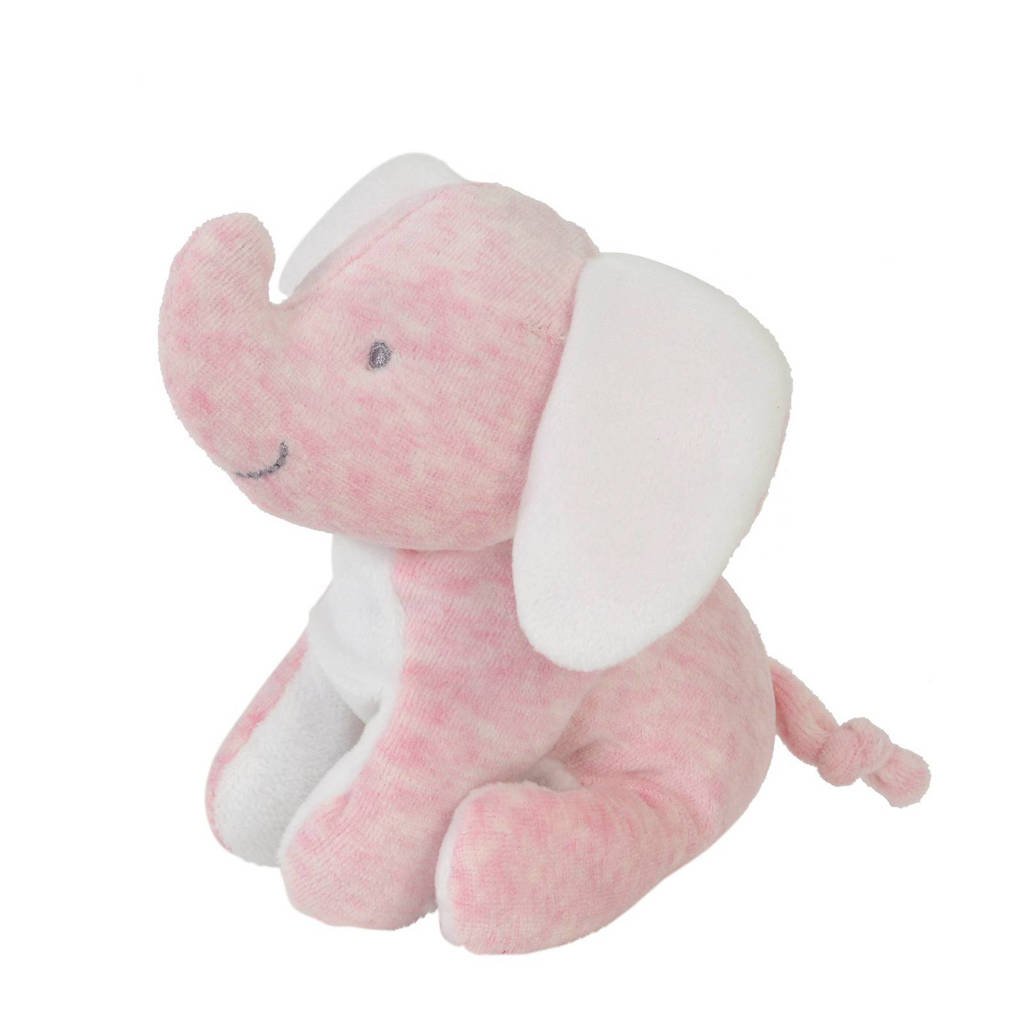 BamBam olifant roze knuffel 15 cm, Pink