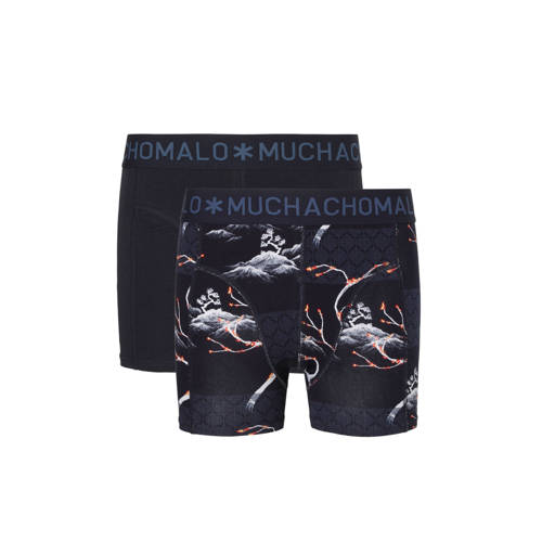 Muchachomalo Junior Boxershort Set Van 2 Donkerblauw muchachomalo kopen in de aanbieding Muchachomalo Junior Boxershort Set Van 2 Donkerblauw muchachomalo kopen in de aanbieding