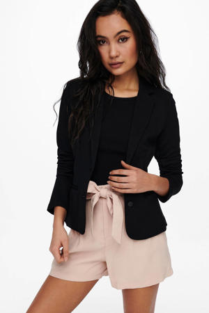 getailleerde jersey blazer ONLPOPTRASH zwart