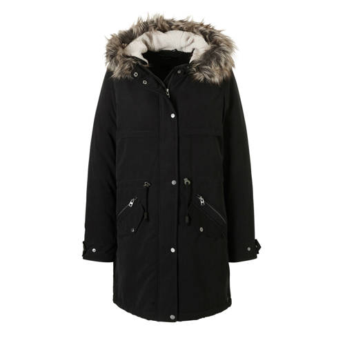 Only Parka Met Imitatiebontkraag only kopen in de aanbieding Only Parka Met Imitatiebontkraag only kopen in de aanbieding