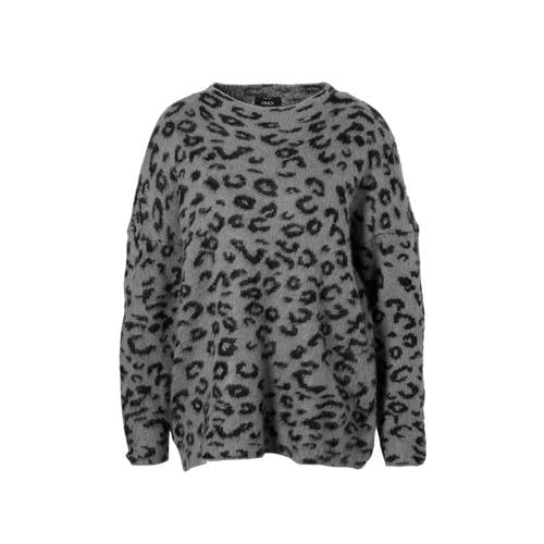 Only Trui Met Panterprint only kopen in de aanbieding