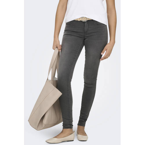 ONLY skinny jeans ONLROYAL dark grey denim afbeelding