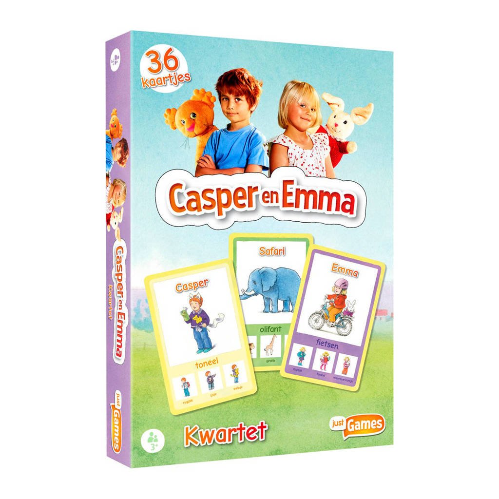 Just Games Casper en Emma kwartet kinderspel