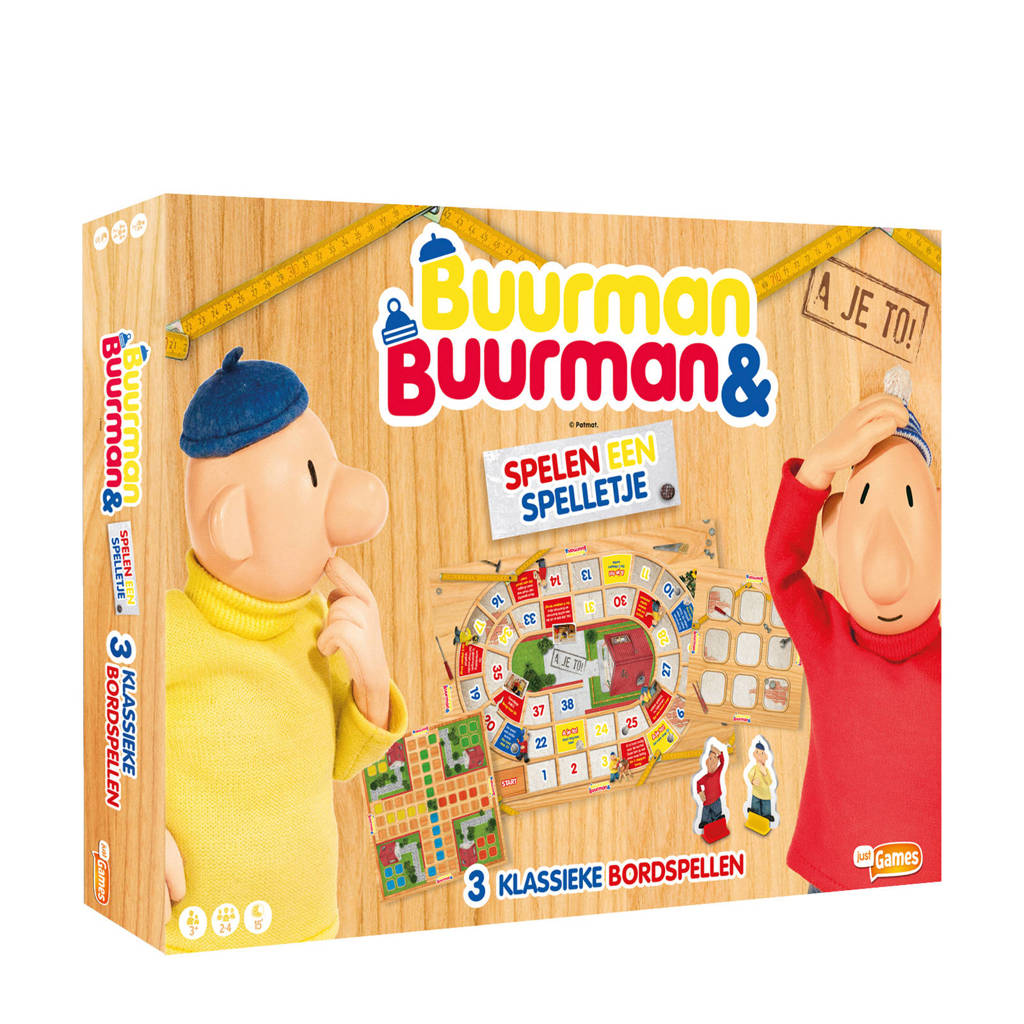 Just Games Buurman en Buurman 3-in-1 spel kinderspel