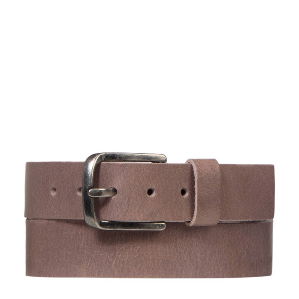 Cowboysbag Cowboysbelt leren riem taupe, Taupe
