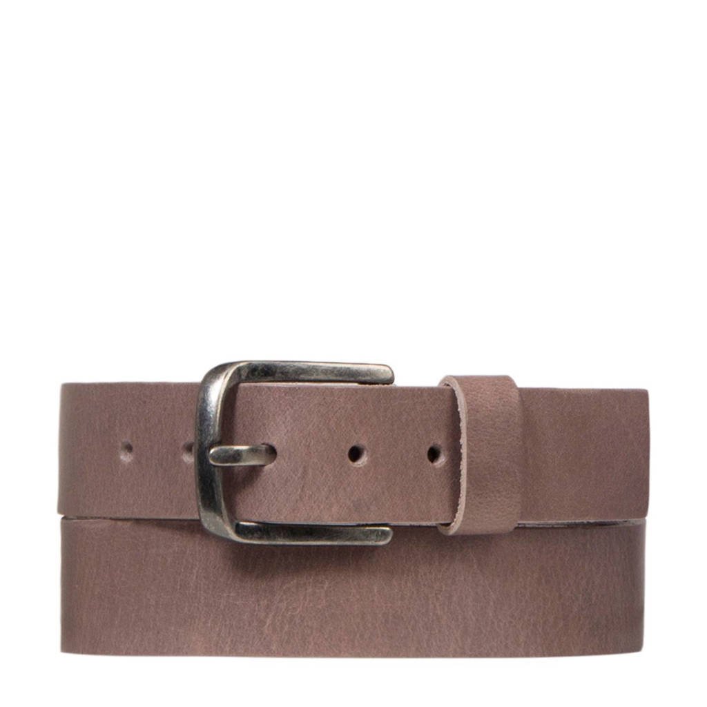 Cowboysbelt leren riem, 140 - Grey