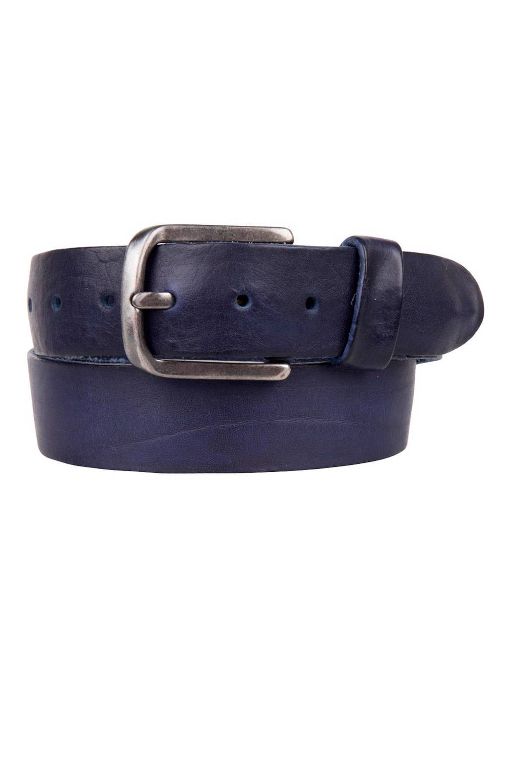 Cowboysbelt leren riem, 800 - Blue