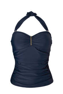 tankini bikinitop uni blauw