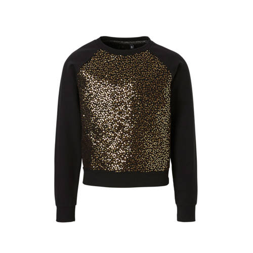 Levv Sweater Anastasia Met Pailletten Zwart levv kopen in de aanbieding