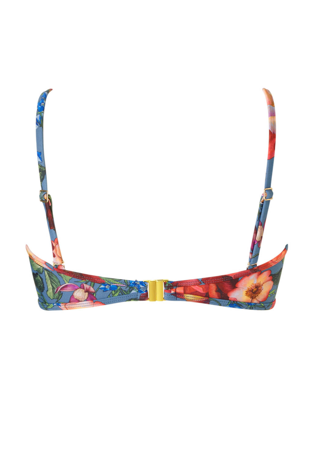 Blauw In Over Beachwavebandeau Print Bikinitop All Whkmp's YzB4nOx
