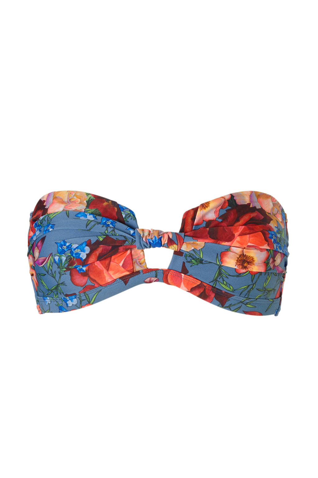Blauw In Over Beachwavebandeau Print Bikinitop All Whkmp's YzB4nOx