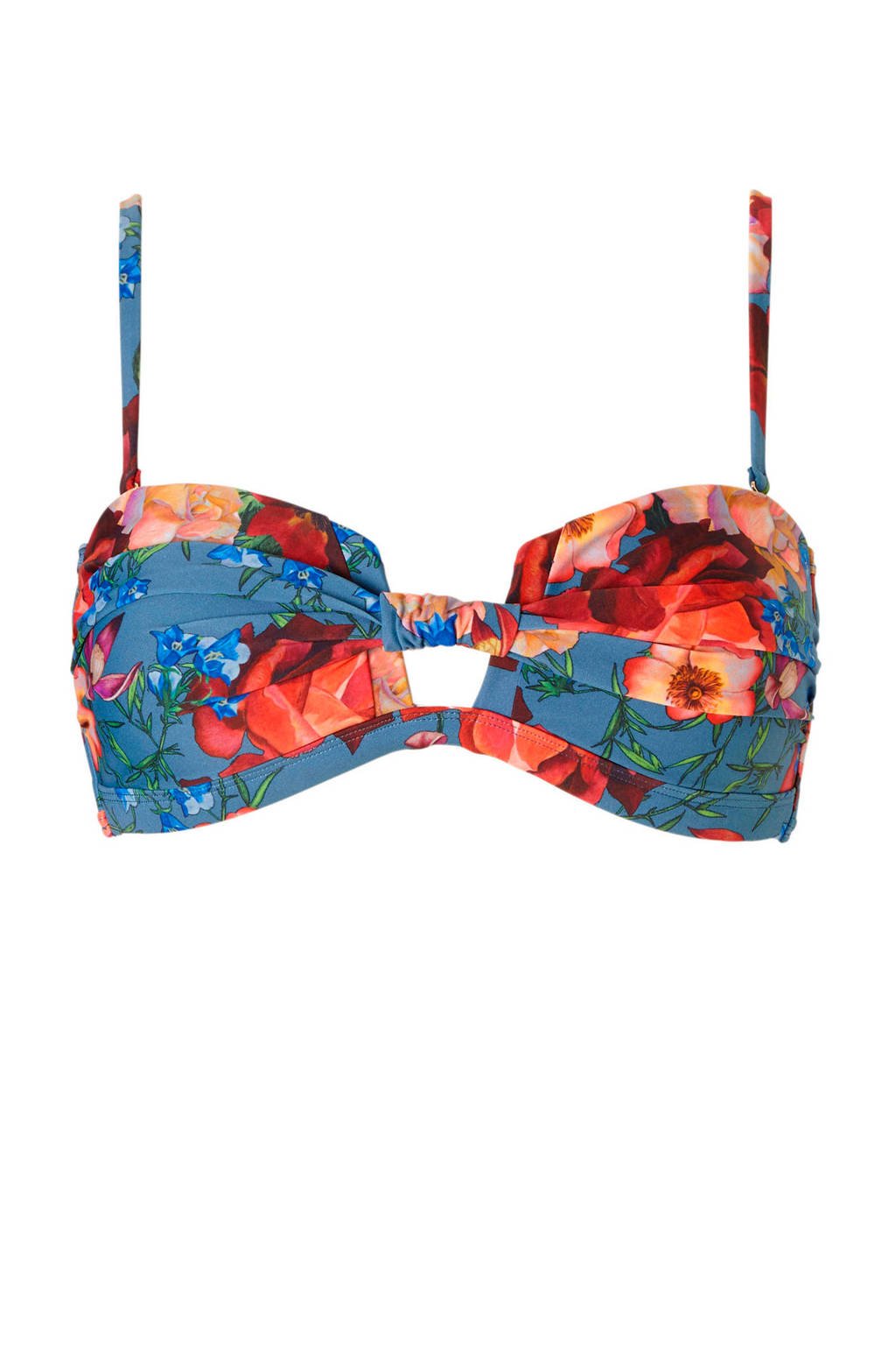 Blauw In Over Beachwavebandeau Print Bikinitop All Whkmp's YzB4nOx