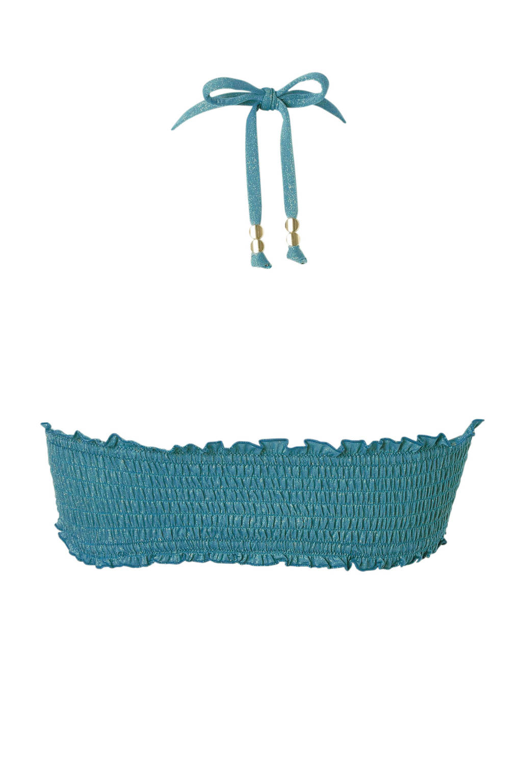 Beachwavebandeau Groen Glitters Goudkleurige Met Whkmp's Bikinitop gqZw4w1