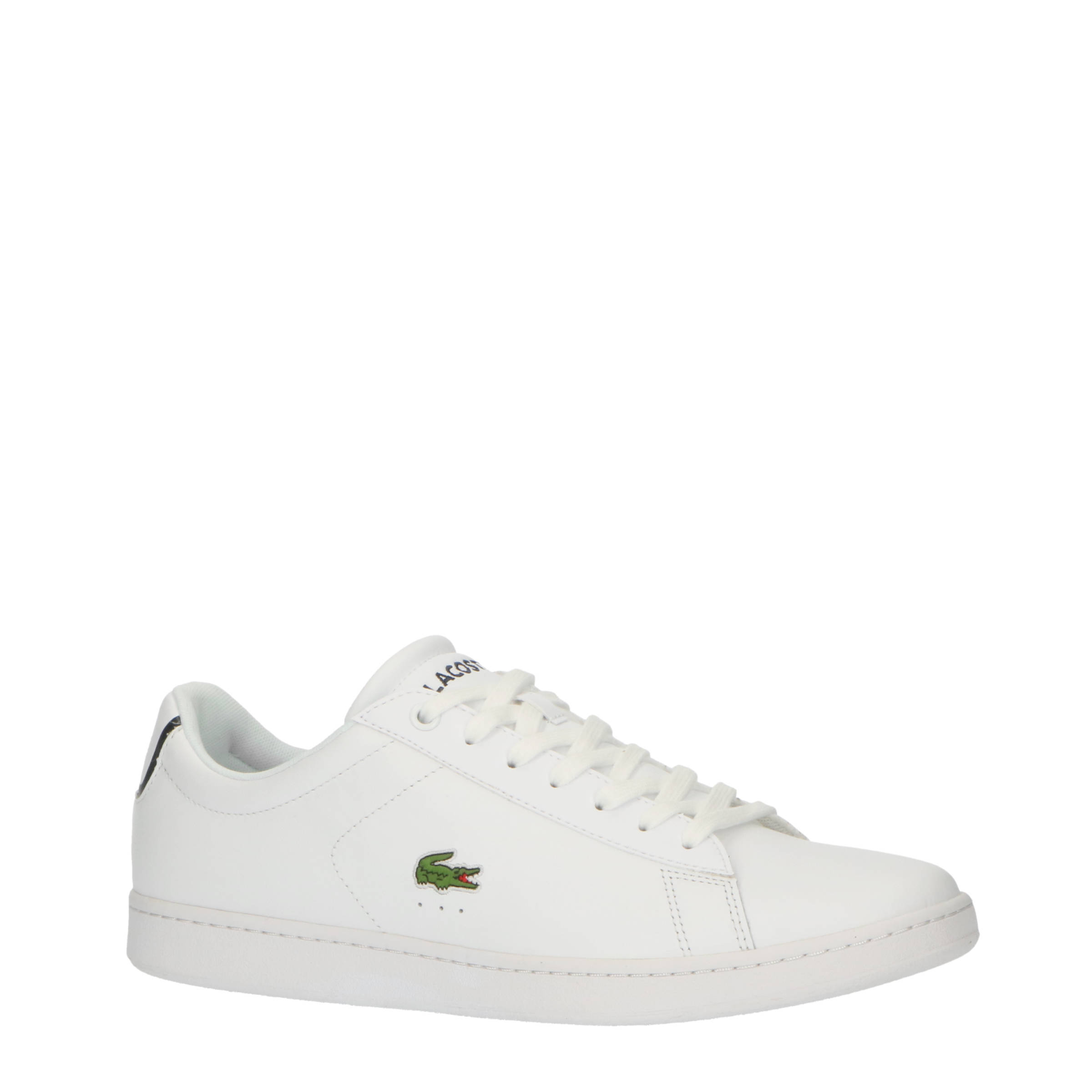 Lacoste Carnaby Evo leren sneakers wit | wehkamp
