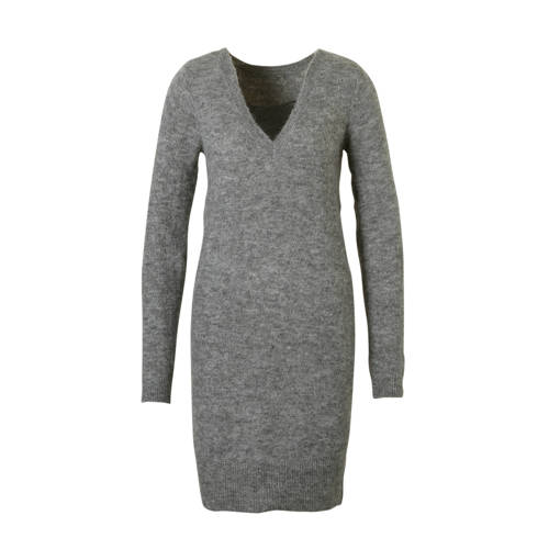 Vila Gebreide Jurk Met Kantdetail vila kopen in de aanbieding