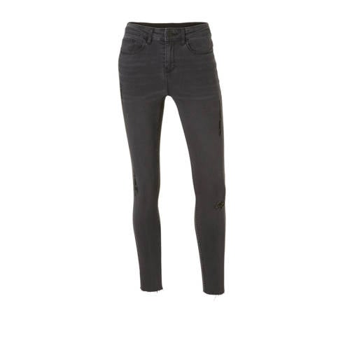Vila 78 Slim Fit Jeans Met Slijtagedetails vila kopen in de aanbieding