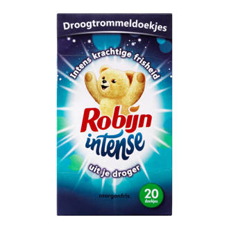 Intense droogtrommeldoekjes morgenfris - 20 stuks