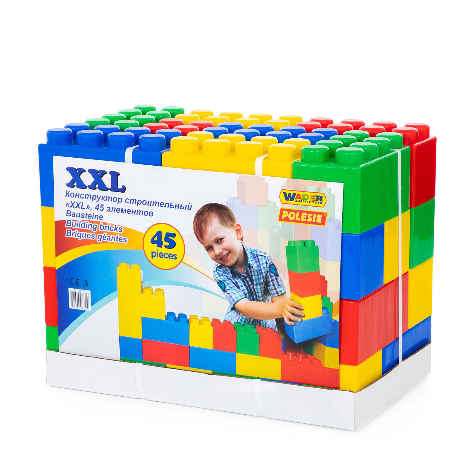 Wader Quality Toys WADER Bouwstenen XXL 45 Stuks online kopen