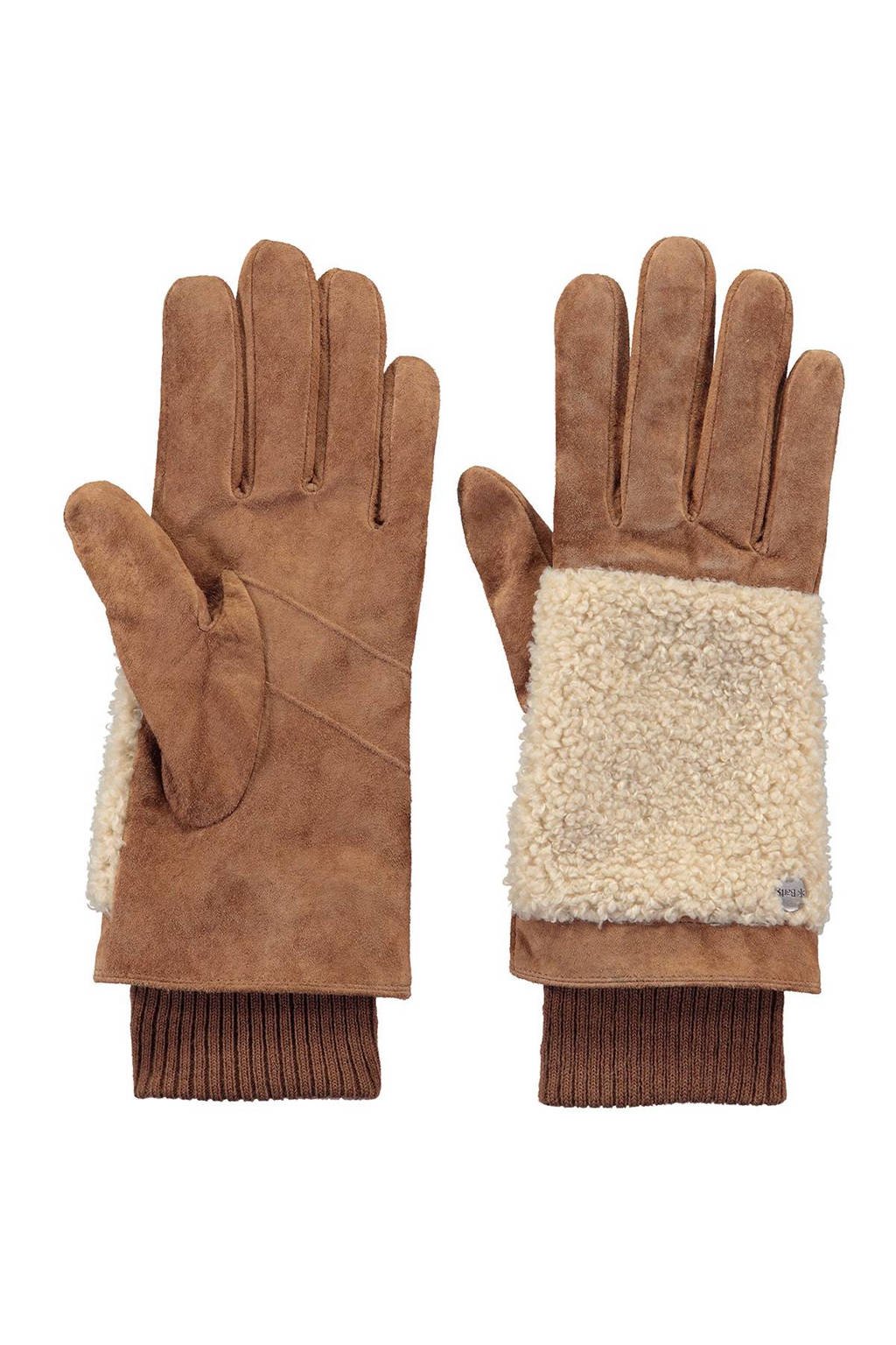 Barts leren handschoenen, Bruin