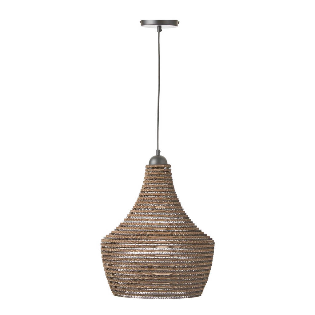 Mica hanglamp Clide, Bruin
