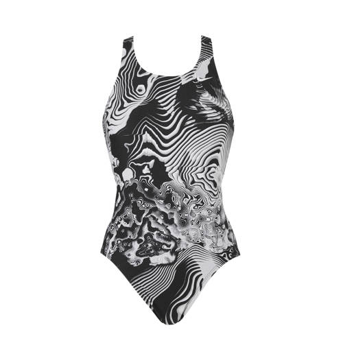 Nike Sportbadpak In All Over Print Zwart nike kopen in de aanbieding