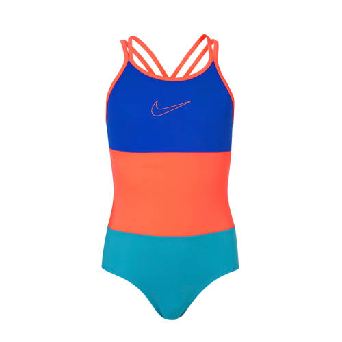 Nike Sportbadpak Met Gekruiste Bandjes Neon Roze nike kopen in de aanbieding