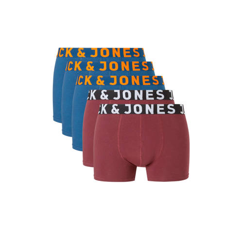 Jack And Jones Katoenen Boxershort Set Van 5 jack and jones kopen in de aanbieding