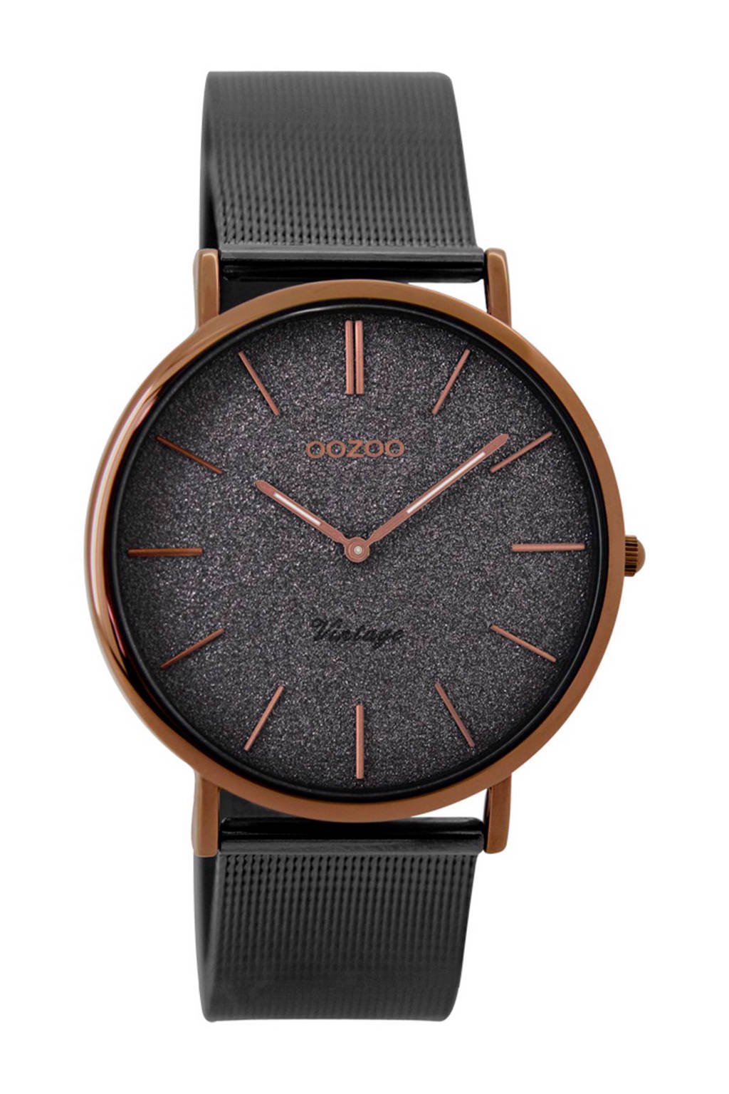 OOZOO Vintage horloge - C8862, Grijs