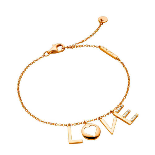 Esprit Zilveren Armband Goudkleurig Esbr00231218 esprit kopen in de aanbieding