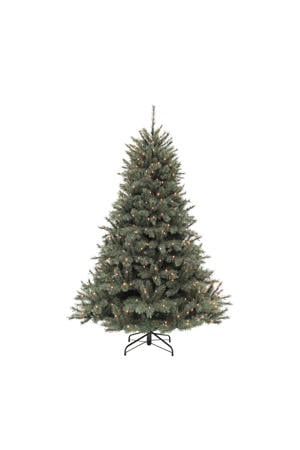 verlichte kerstboom Forest Frosted (h185 x Ø130 cm)