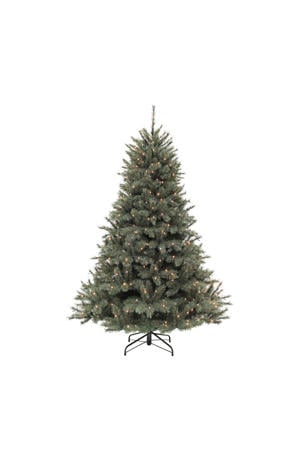 verlichte kerstboom Forest Frosted (h185 x Ø130 cm)